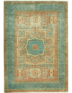 Tappeto Mamlouk Pakistan 125x180 Arancio Terrac