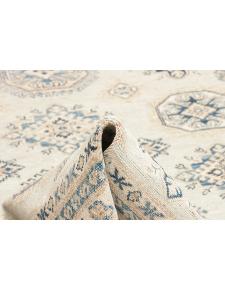 Tappeto Kazak Fine Pakistan 172x240 Azzurro Ten