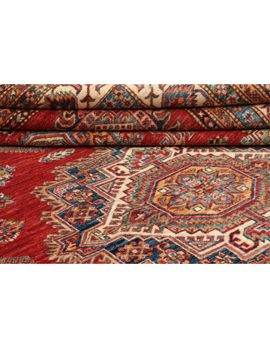 Tappeto Kazak Fine Pakistan 257x316 Rosso Crema