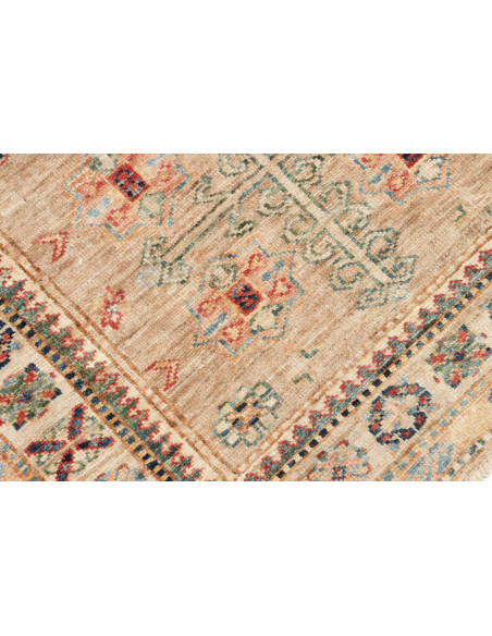 Tappeto Kazak Fine Pakistan 81x256 Sabbia Beige