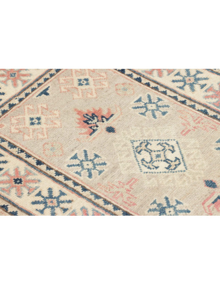 Rug Kazak Afghanistan 60x98 Greige Cream Blue A