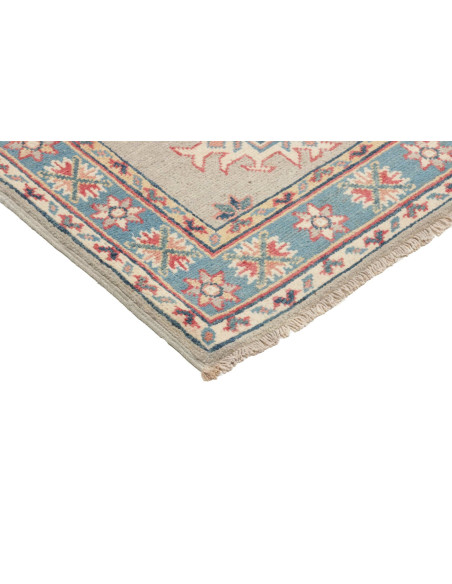 Rug Kazak Afghanistan 64x90 Grey Beige Light Bl