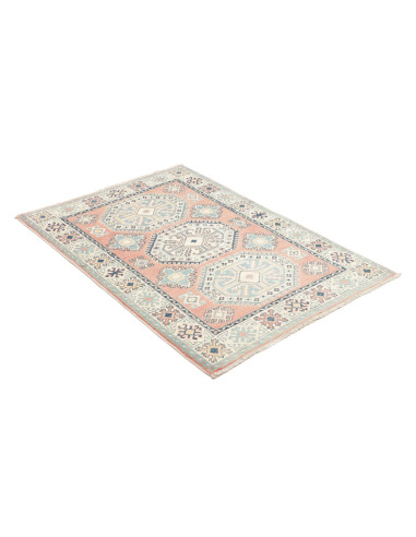 Rug Kazak Afghanistan 98x143 Dusty Rose Pastel