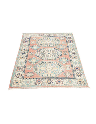 Rug Kazak Afghanistan 98x143 Dusty Rose Pastel