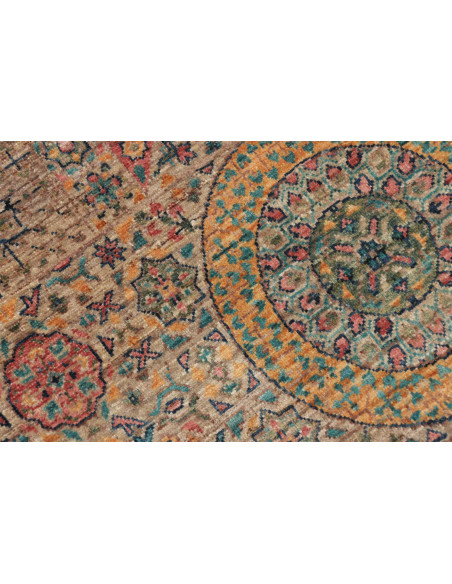Rug Mamlouk Pakistan 81x125 Beige Brown Teal Bl