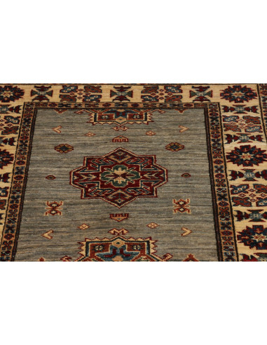 Tappeto Kazak Fine Pakistan 82x576 Verde Salvia
