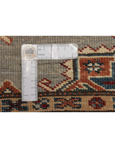 Tappeto Kazak Fine Pakistan 82x576 Verde Salvia