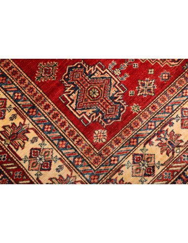 Tappeto Kazak Fine Pakistan 180x250 Rosso Borde