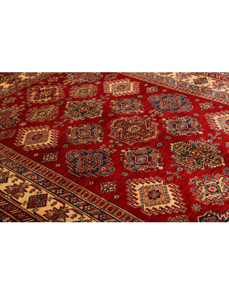 Tappeto Kazak Fine Pakistan 180x250 Rosso Borde