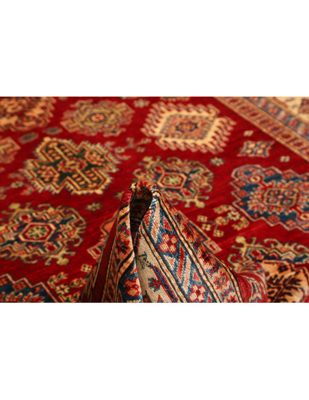 Tappeto Kazak Fine Pakistan 180x250 Rosso Borde