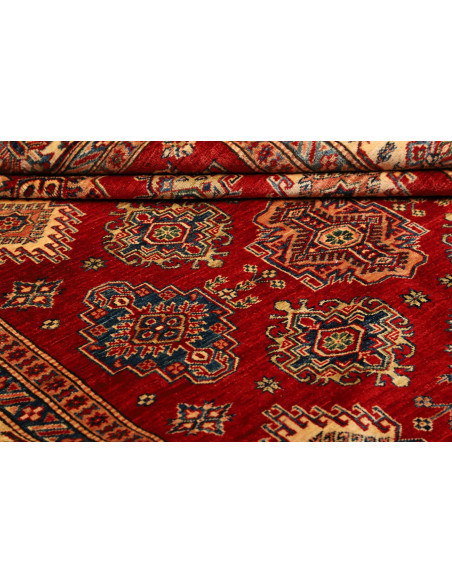 Tappeto Kazak Fine Pakistan 180x250 Rosso Borde