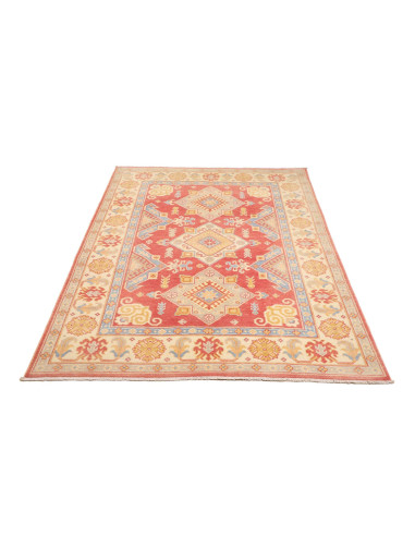 Rug Kazak Afghanistan 150x202 Terracotta Red Cr