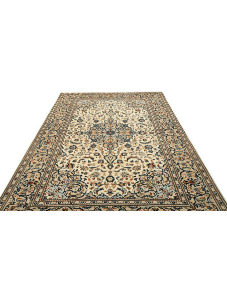 Kashan 200x315 Cm Kashan Persia Lana Cardata A Mano Cotone