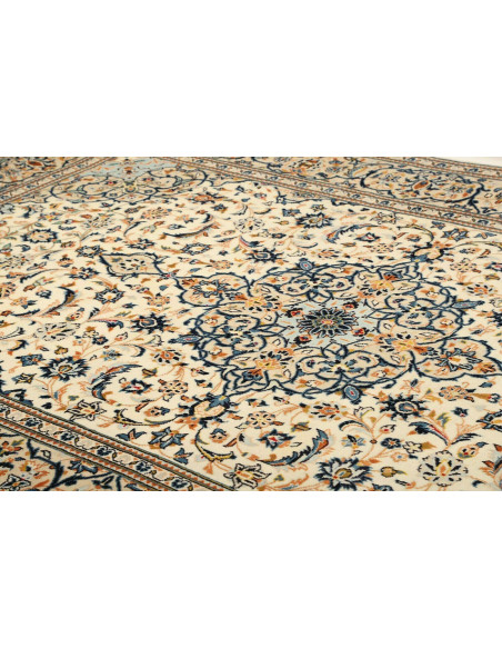 Kashan 200x315 Cm Kashan Persia Lana Cardata A Mano Cotone