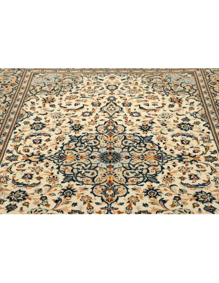 Kashan 200x315 Cm Kashan Persia Lana Cardata A Mano Cotone