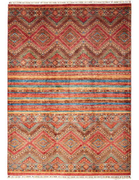Tappeto Samarkand Pakistan 170x236 Rosso Terrac