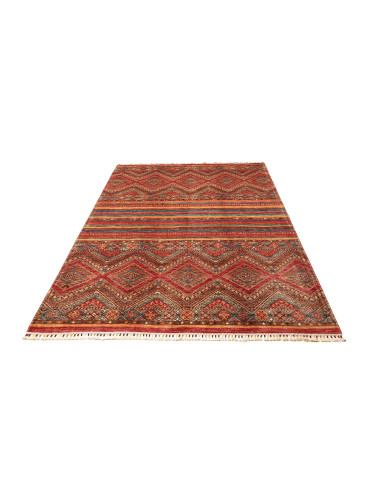 Tappeto Samarkand Pakistan 170x236 Rosso Terrac