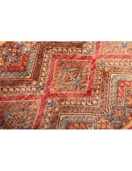 Tappeto Samarkand Pakistan 170x236 Rosso Terrac