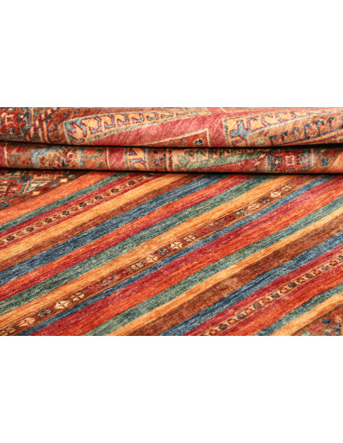 Tappeto Samarkand Pakistan 170x236 Rosso Terrac