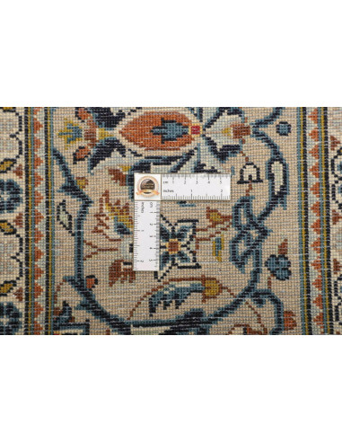 Kashan 200x315 Cm Kashan Persia Lana Cardata A Mano Cotone