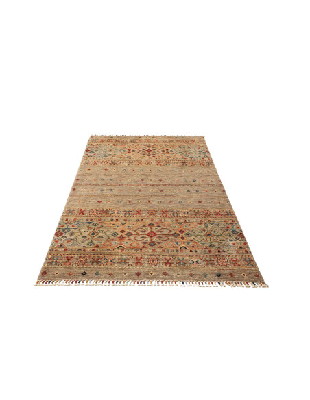 Tappeto Rubin Pakistan 125x184 Beige Ruggine Te