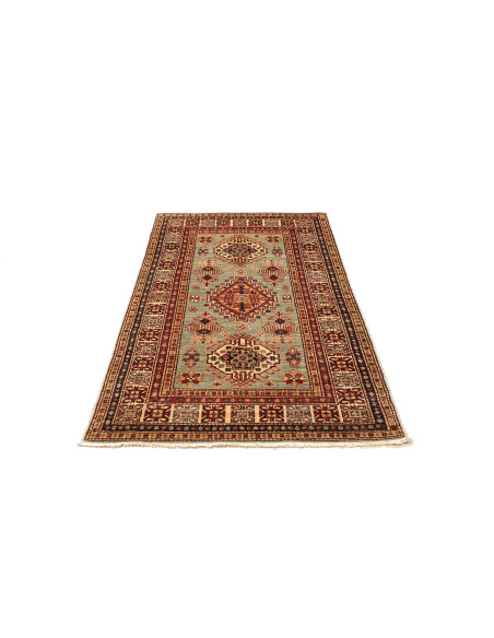 Rug Kazak Fine Pakistan 100x155 Sage Green Burg
