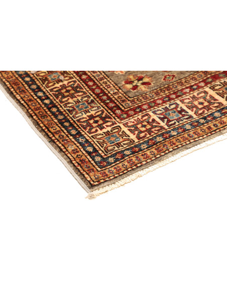 Tappeto Kazak Fine Pakistan 100x147 Marrone Tau