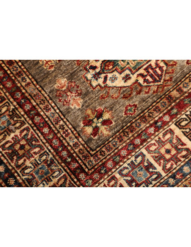 Tappeto Kazak Fine Pakistan 100x147 Marrone Tau