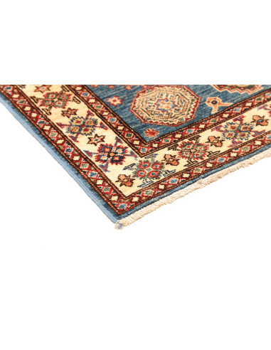 Tappeto Kazak Fine Pakistan 96x147 Blu Rosso Cr