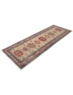Tappeto Kazak Fine Pakistan 79x243 Verde Polver 2
