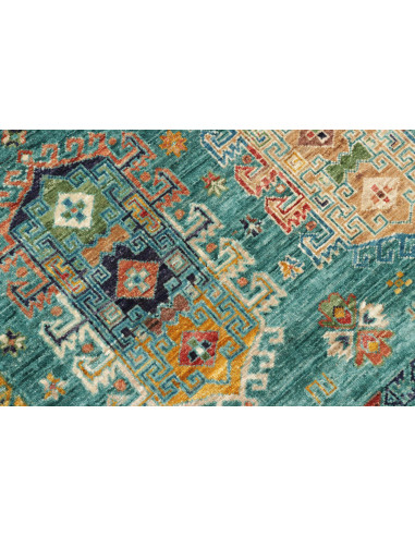 Rug Tribal Pakistan 126x189 Turquoise Red Orang