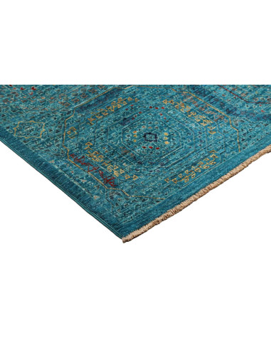Tappeto Mamlouk Pakistan 123x178 Turchese Blu