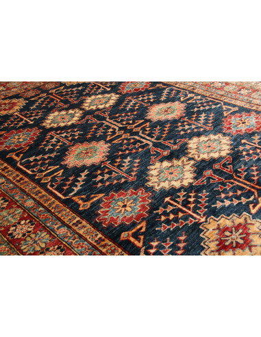 Rug Kazak Fine Pakistan 153x198 Deep Blue Rusty