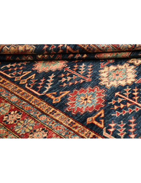 Rug Kazak Fine Pakistan 153x198 Deep Blue Rusty
