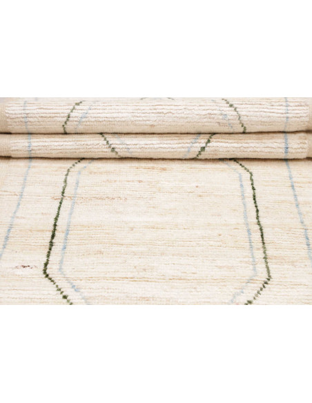 Rug Gabbeh Marrakech Pakistan 83x375 Off White