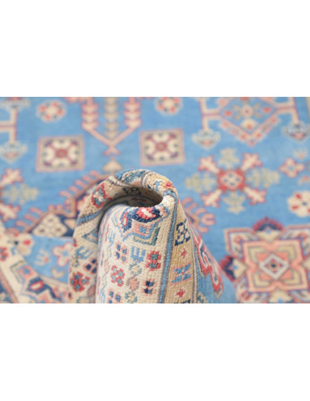 Rug Kazak Afghanistan 122x179 Sky Blue Terracot
