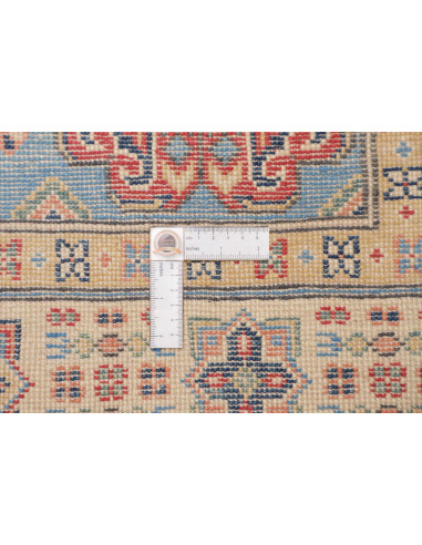 Rug Kazak Afghanistan 122x179 Sky Blue Terracot