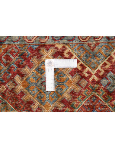 Tappeto Samarkand Pakistan 143x143 Rosso Bordea