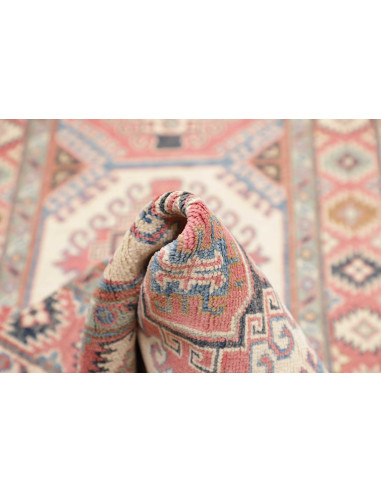Tappeto Kazak Afghanistan 86x400 Crema Terracot