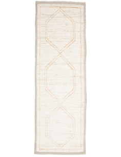 Rug Gabbeh Marrakech Pakistan 84x251 Cream Whit