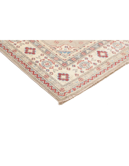 Rug Kazak Afghanistan 103x153 Grey Green Red Bl