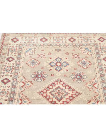 Rug Kazak Afghanistan 103x153 Grey Green Red Bl