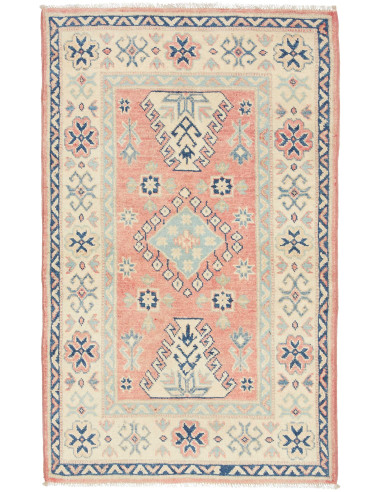 Tappeto Kazak Afghanistan 79x131 Corallo Tenue