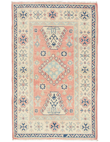 Tappeto Kazak Afghanistan 79x131 Corallo Tenue