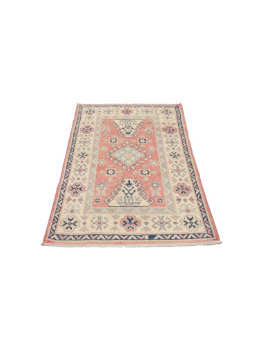Tappeto Kazak Afghanistan 79x131 Corallo Tenue