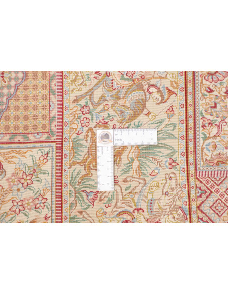 Tappeto Ghom Seta Persia 82x117 Rosso Bordeaux