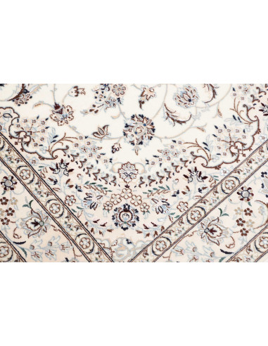Tappeto Nain 6la Persia 123x188 Avorio Blu Polv