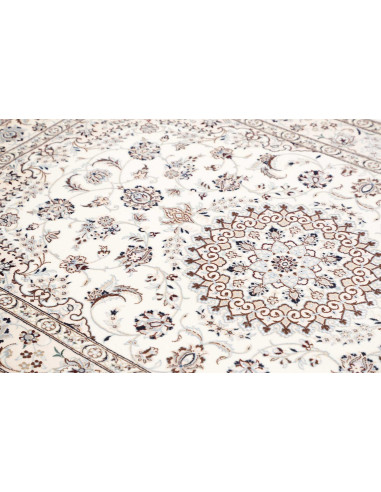 Tappeto Nain 6la Persia 123x188 Avorio Blu Polv