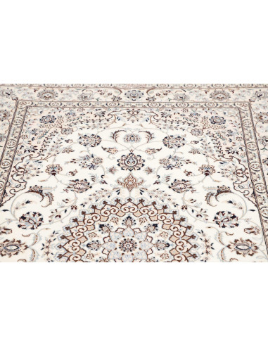 Tappeto Nain 6la Persia 123x188 Avorio Blu Polv