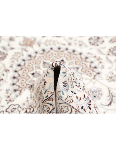 Tappeto Nain 6la Persia 123x188 Avorio Blu Polv